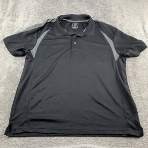 Architect Golf Shirt Size Large Black And Gray